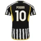 Maillot de Foot Juventus FC Paul Pogba #10 2023-24 Domicile Homme