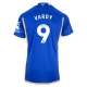 Maillot de Foot Leicester City Jamie Vardy #9 2023-24 Domicile Homme