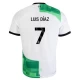Maillot de Foot Liverpool FC 2023-24 Luis Diaz #7 Extérieur Homme
