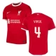 Maillot de Foot Liverpool FC Virgil van Dijk #4 2023-24 UCL Domicile Homme