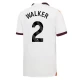 Maillot de Foot Manchester City 2023-24 Kyle Walker #2 Extérieur Homme