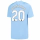 Maillot de Foot Manchester City Bernardo Silva #20 2023-24 Domicile Homme