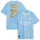 Maillot de Foot Manchester City Champions of Europe #23 2023-24 Domicile Homme