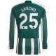 Maillot de Foot Manchester United 2023-24 Jadon Sancho #25 Extérieur Homme Manches Longues