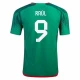 Maillot de Foot Mexique Raul #9 Coupe Du Monde 2022 Domicile Homme