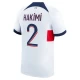 Maillot de Foot Paris Saint-Germain PSG 2023-24 Achraf Hakimi #2 Extérieur Homme