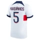 Maillot de Foot Paris Saint-Germain PSG 2023-24 Marquinhos #5 Extérieur Homme