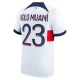 Maillot de Foot Paris Saint-Germain PSG 2023-24 Randal Kolo Muani #23 Extérieur Homme