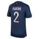 Maillot de Foot Paris Saint-Germain PSG Achraf Hakimi #2 2023-24 Domicile Homme
