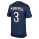 Maillot de Foot Paris Saint-Germain PSG Kimpembe #3 2023-24 Domicile Homme