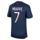 Maillot de Foot Paris Saint-Germain PSG Kylian Mbappé #7 2023-24 Domicile Homme