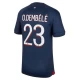 Maillot de Foot Paris Saint-Germain PSG Ousmane Dembélé #23 2023-24 Domicile Homme