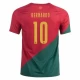 Maillot de Foot Portugal Bernardo Silva #10 Coupe Du Monde 2022 Domicile Homme