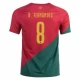 Maillot de Foot Portugal Bruno Fernandes #8 Coupe Du Monde 2022 Domicile Homme