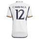 Maillot de Foot Real Madrid Camavinga #12 2023-24 Domicile Homme