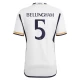 Maillot de Foot Real Madrid Jude Bellingham #5 2023-24 Domicile Homme