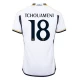 Maillot de Foot Real Madrid Tchouameni #18 2023-24 Domicile Homme