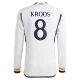 Maillot de Foot Real Madrid Toni Kroos #8 2023-24 Domicile Homme Manches Longues