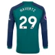 Maillot Equipe Foot Arsenal FC Kai Havertz #29 2023-24 Third Homme Manches Longues