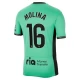 Maillot Equipe Foot Atlético Madrid Molina #16 2023-24 Third Homme