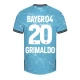 Maillot Equipe Foot Bayer 04 Leverkusen Grimaldo #20 2023-24 Third Homme