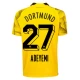 Maillot Equipe Foot BVB Borussia Dortmund Adeyemi #27 2023-24 Third Homme