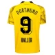 Maillot Equipe Foot BVB Borussia Dortmund Haller #9 2023-24 Third Homme