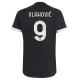 Maillot Equipe Foot Juventus FC Vlahovic #9 2023-24 Third Homme