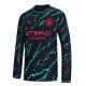 Maillot Equipe Foot Manchester City Stones #5 2023-24 Third Homme Manches Longues
