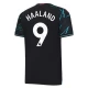 Maillot Equipe Foot Manchester City Erling Haaland #9 2023-24 Third Homme