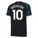 Maillot Equipe Foot Manchester City Jack Grealish #10 2023-24 Third Homme