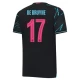 Maillot Equipe Foot Manchester City Kevin De Bruyne #17 2023-24 UCL Third Homme