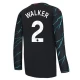Maillot Equipe Foot Manchester City Kyle Walker #2 2023-24 Third Homme Manches Longues