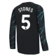 Maillot Equipe Foot Manchester City Stones #5 2023-24 Third Homme Manches Longues