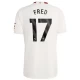 Maillot Equipe Foot Manchester United Fred #17 2023-24 Third Homme