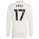 Maillot Equipe Foot Manchester United Fred #17 2023-24 Third Homme Manches Longues