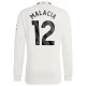 Maillot Equipe Foot Manchester United Malacia #12 2023-24 Third Homme Manches Longues