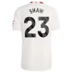 Maillot Equipe Foot Manchester United Shaw #23 2023-24 Third Homme