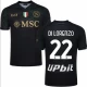 Maillot Equipe Foot Naples Di Lorenzo #22 2023-24 Third Homme