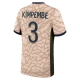 Maillot Equipe Foot Paris Saint-Germain PSG Kimpembe #3 2024-25 Fourth Homme
