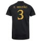 Maillot Equipe Foot Real Madrid E. Militao #3 2023-24 Third Homme